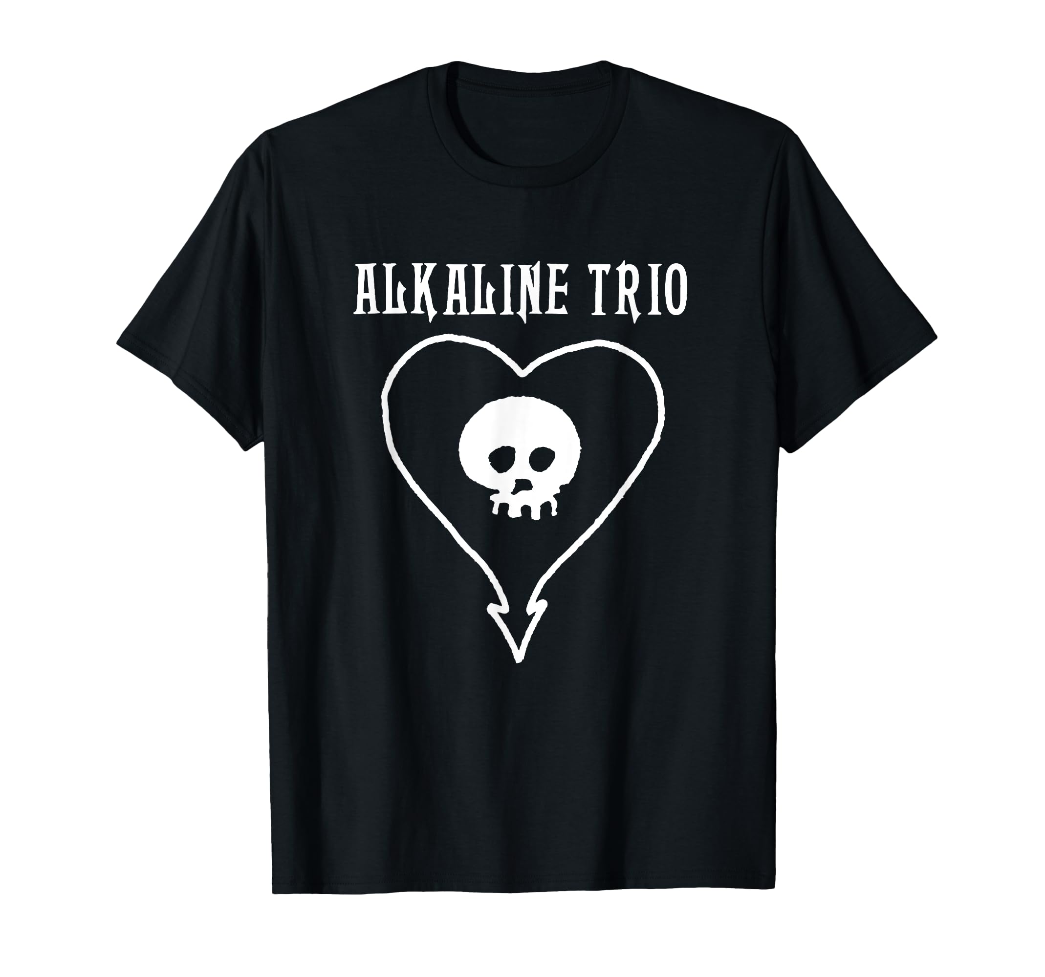Amazon | Alkaline Trio - 公式商品 - クラシックハートスカル T